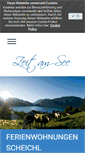 Mobile Screenshot of ferienwohnungen-scheichl.at